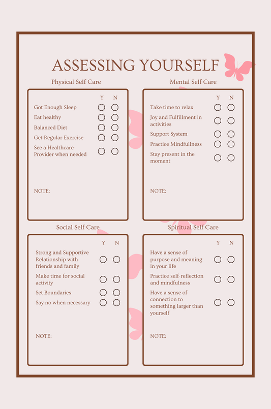 Women Self Care Journal